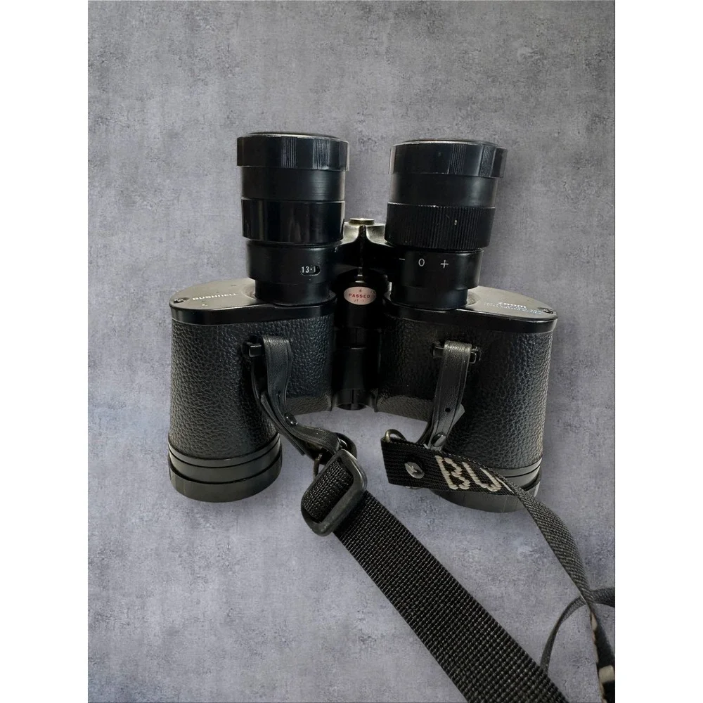 Vintage Bushnell Banner Binoculars  Black Insta-Zoom 7x-15x 35mm Japan